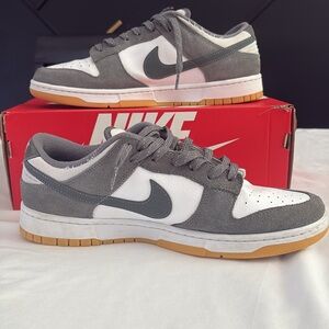Nike Dunk Low White/Smoke Grey FV0389-100 Size 12.5